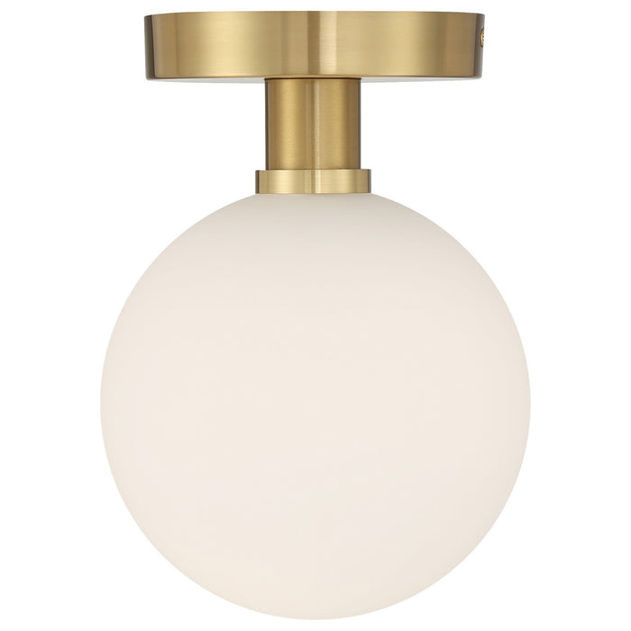 Access - 20495LEDD-AB/OPL - LED Semi Flush Mount - Michelle - Antique Brass