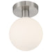 Access - 20495LEDD-BS/OPL - LED Semi Flush Mount - Michelle - Brushed Steel
