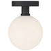 Access - 20495LEDD-MBL/OPL - LED Semi Flush Mount - Michelle - Matte Black