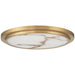 Access - 20808LEDDCS-ABB/ALB - LED Flush Mount - Elanor - Antique Brushed Brass