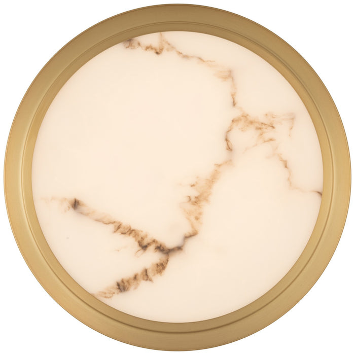 Access - 20808LEDDCS-ABB/ALB - LED Flush Mount - Elanor - Antique Brushed Brass