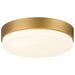 Access - 20824LEDD-ABB/OPL - LED Flush Mount - Roma Minimus - Antique Brushed Brass