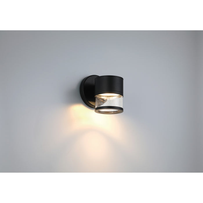 Access - 23030LEDDMG-BL/SDG - LED Outdoor Wall Mount - Ari Seedy - Black