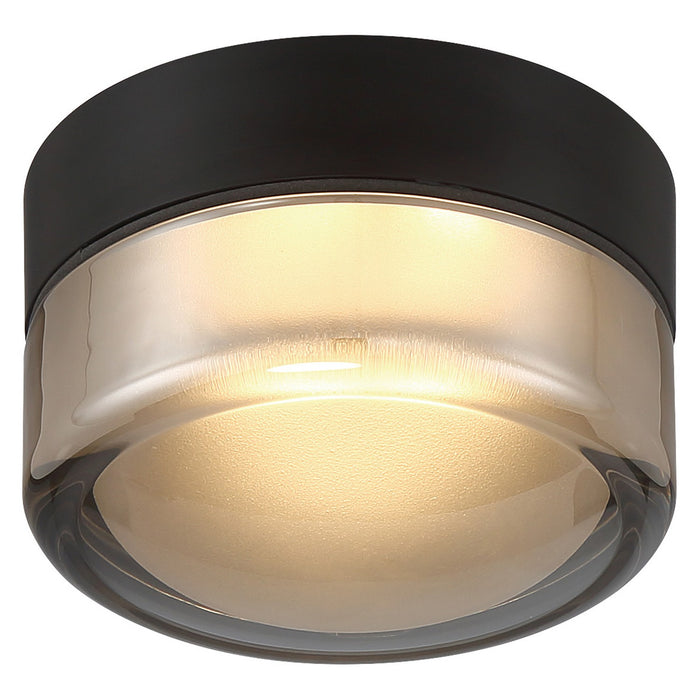 Access - 29497LEDD-MBL/SMK - LED Flush Mount - Masso - Matte Black