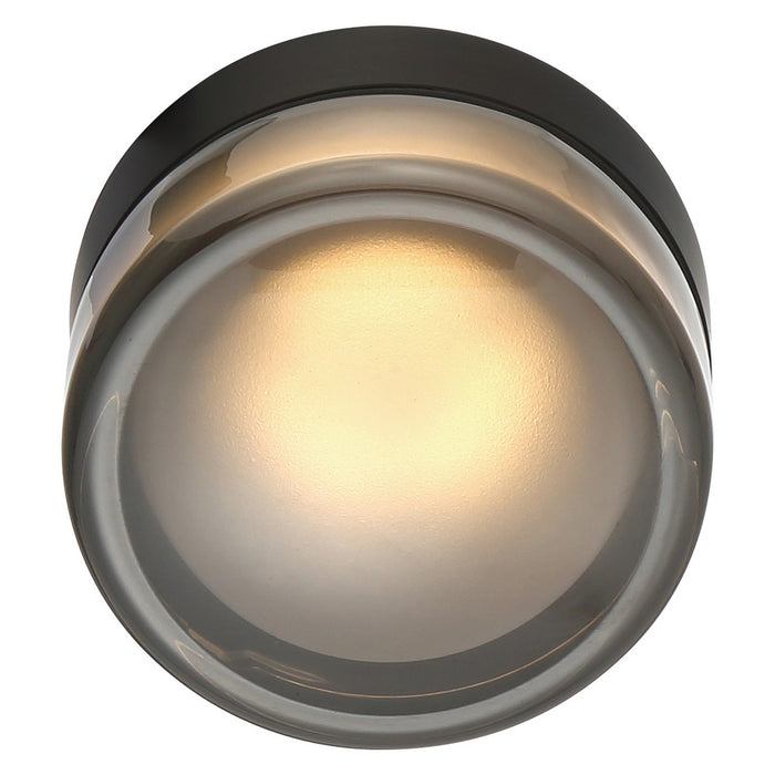 Access - 29497LEDD-MBL/SMK - LED Flush Mount - Masso - Matte Black
