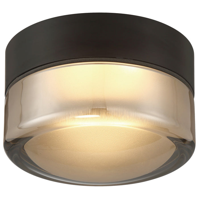 Access - 29497LEDD-MBL/SMK - LED Flush Mount - Masso - Matte Black