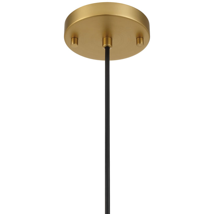 Access - 52006-ABB/CLR - One Light Pendant - Elle - Antique Brushed Brass