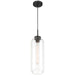 Access - 52006-MBL/CLR - One Light Pendant - Elle - Matte Black