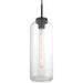 Access - 52006-MBL/CLR - One Light Pendant - Elle - Matte Black