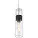 Access - 52009LEDDLP-MBL/CLR - LED Pendant - Nash - Matte Black