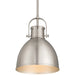 Access - 52010-BS - One Light Pendant - London - Brushed Steel