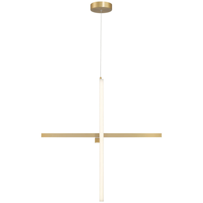 Access - 52065LEDD-BG/ACR - LED Pendant - Vega - Brushed Gold