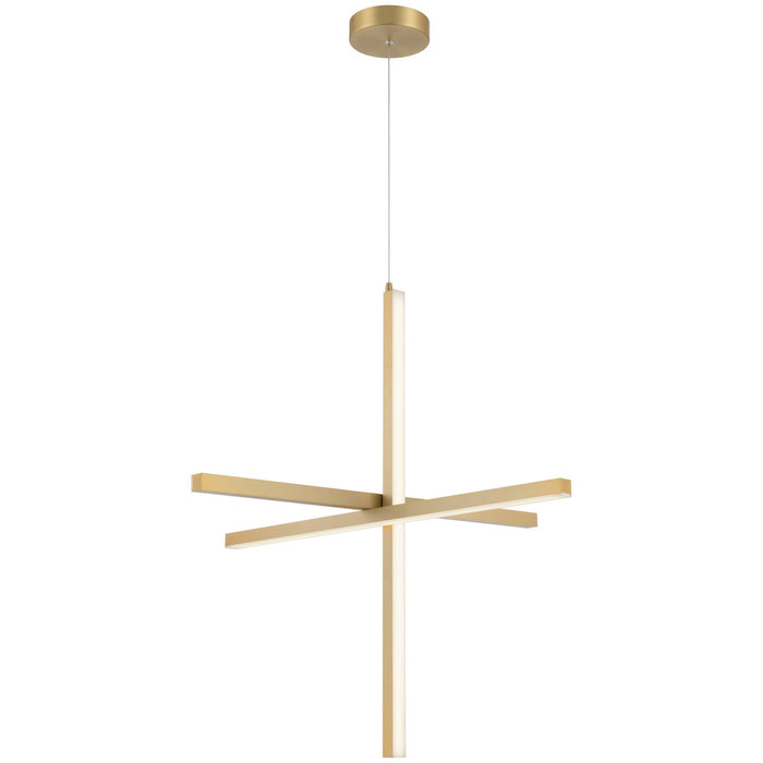 Access - 52065LEDD-BG/ACR - LED Pendant - Vega - Brushed Gold