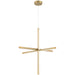 Access - 52065LEDD-BG/ACR - LED Pendant - Vega - Brushed Gold