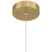 Access - 52065LEDD-BG/ACR - LED Pendant - Vega - Brushed Gold