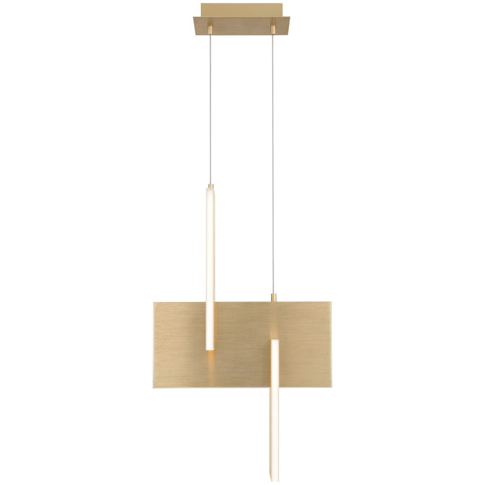 Access - 52096LEDD-BG/ACR - LED Pendant - Joinery - Brushed Gold