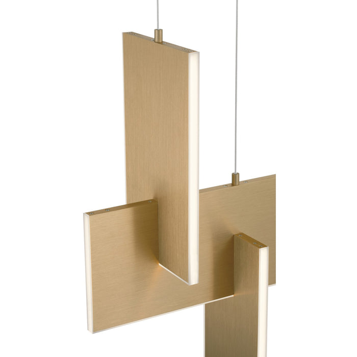 Access - 52096LEDD-BG/ACR - LED Pendant - Joinery - Brushed Gold