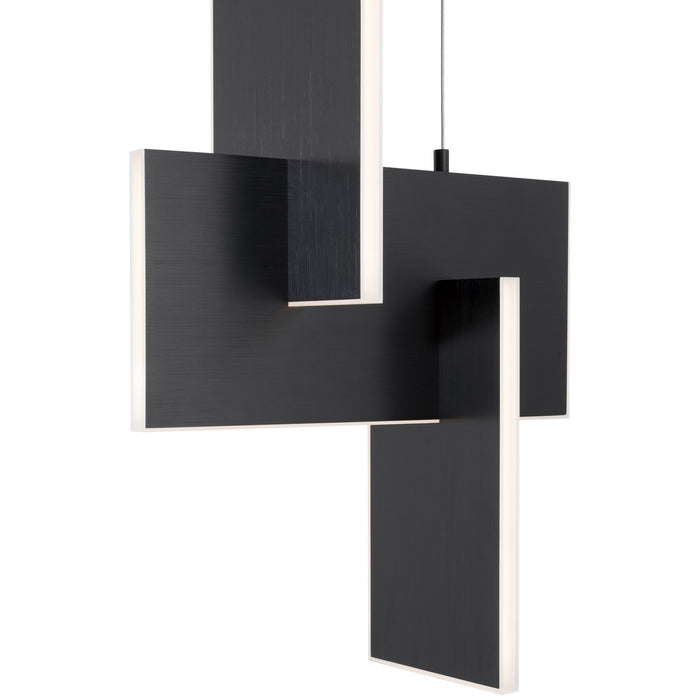 Access - 52096LEDD-BL/ACR - LED Pendant - Joinery - Black