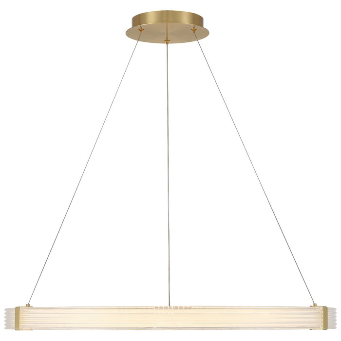 Access - 52105LEDDCS-ABB/ACR - LED Pendant - Panache - Antique Brushed Brass