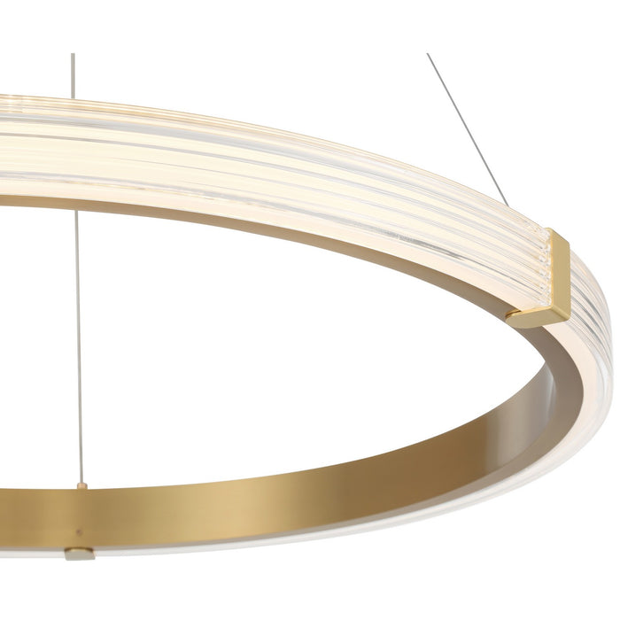 Access - 52105LEDDCS-ABB/ACR - LED Pendant - Panache - Antique Brushed Brass