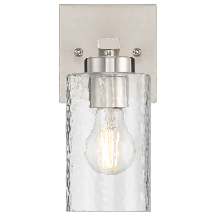 Access - 61051-BS/CLR - One Light Wall Sconce - Ellie - Brushed Steel