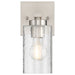 Access - 61051-BS/CLR - One Light Wall Sconce - Ellie - Brushed Steel