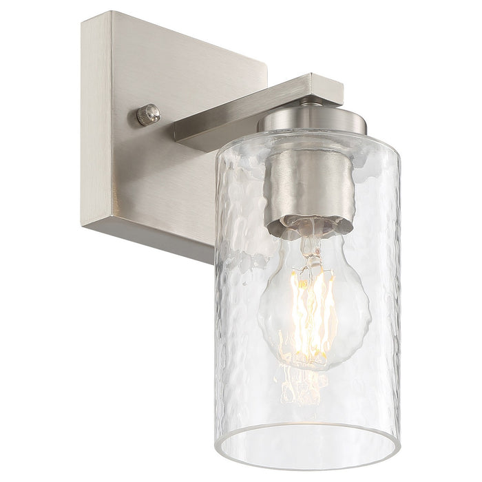 Access - 61051-BS/CLR - One Light Wall Sconce - Ellie - Brushed Steel