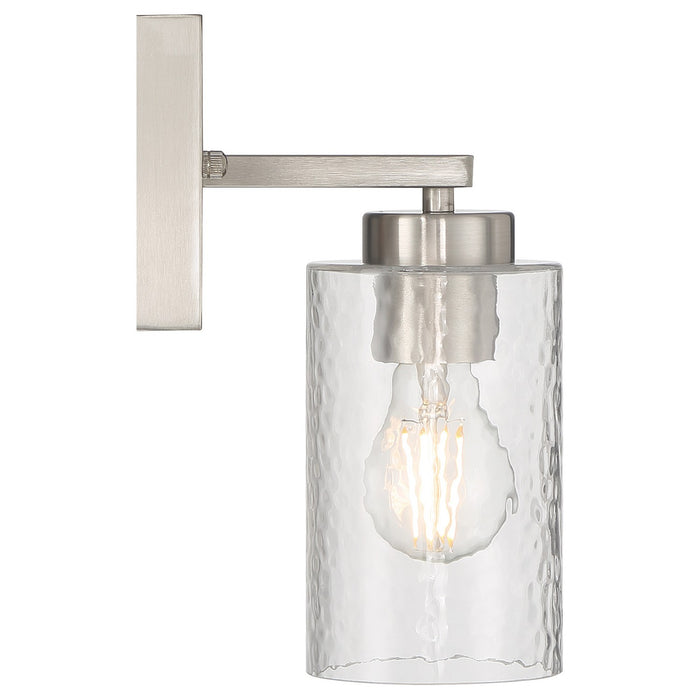 Access - 61051-BS/CLR - One Light Wall Sconce - Ellie - Brushed Steel