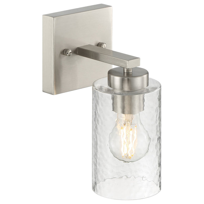 Access - 61051-BS/CLR - One Light Wall Sconce - Ellie - Brushed Steel