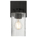 Access - 61051-MBL/CLR - One Light Wall Sconce - Ellie - Matte Black