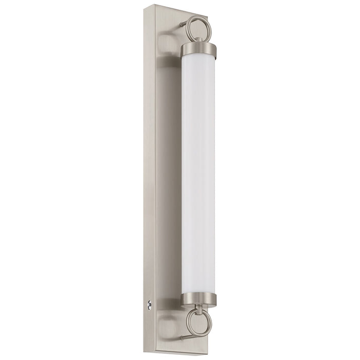 Access - 61091LEDDCS-BS/OPL - LED Wall Sconce - Eliza - Brushed Steel
