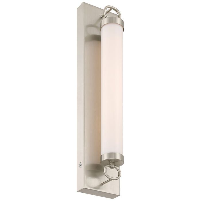 Access - 61091LEDDCS-BS/OPL - LED Wall Sconce - Eliza - Brushed Steel