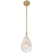 Access - 61106-AB/CFR - One Light Pendant - Ombre - Antique Brass