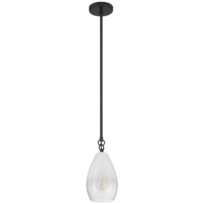 Access - 61106-BL/CFR - One Light Pendant - Ombre - Black