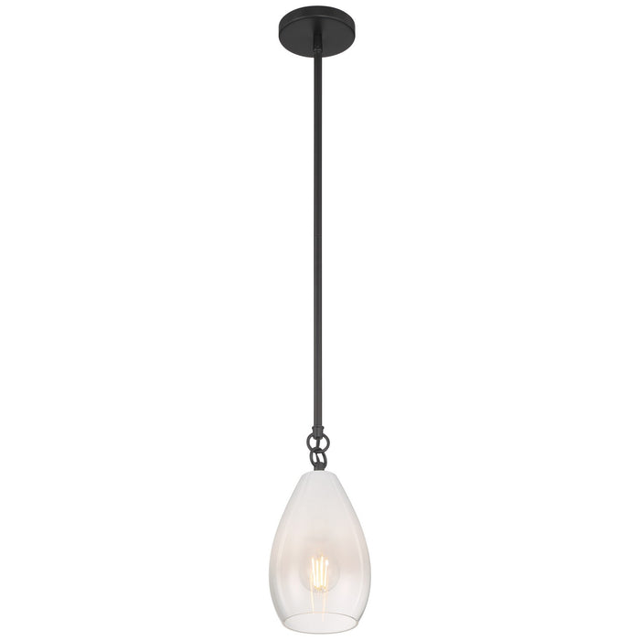 Access - 61106-BL/CFR - One Light Pendant - Ombre - Black