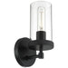 Access - 61121-MBL/CLR - One Light Wall Sconce - Lily - Matte Black