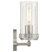 Access - 61123-BS/CLR - Three Light Vanity - Lily - Brushed Steel