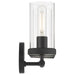 Access - 61123-MBL/CLR - Three Light Vanity - Lily - Matte Black