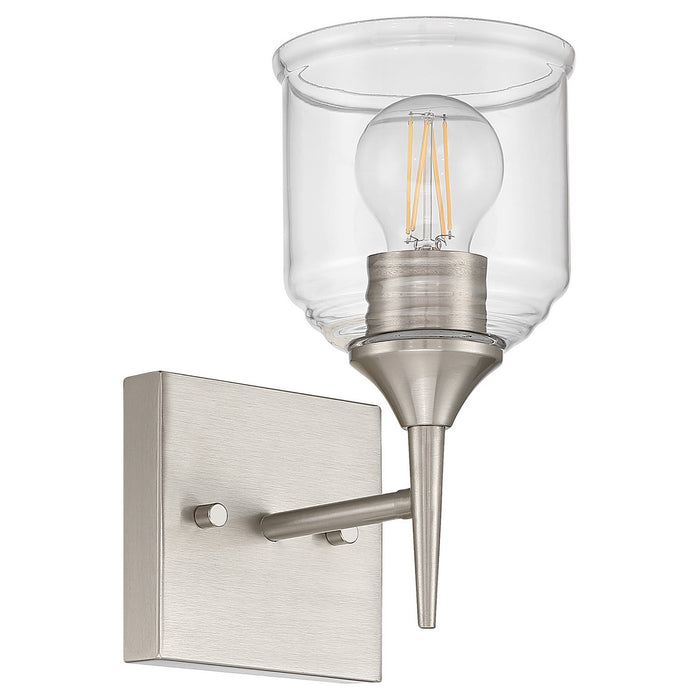 Access - 62001-BS/CLR - One Light Wall Sconce - Beacon - Brushed Steel