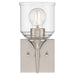 Access - 62001-BS/CLR - One Light Wall Sconce - Beacon - Brushed Steel