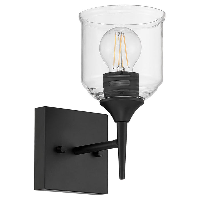 Access - 62001-MBL/CLR - One Light Wall Sconce - Beacon - Matte Black