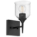 Access - 62001-MBL/CLR - One Light Wall Sconce - Beacon - Matte Black