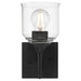Access - 62001-MBL/CLR - One Light Wall Sconce - Beacon - Matte Black