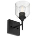 Access - 62001-MBL/CLR - One Light Wall Sconce - Beacon - Matte Black