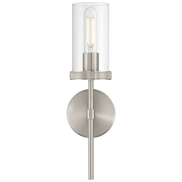 Access - 62308-BS/CLR - One Light Wall Sconce - Lily - Brushed Steel
