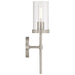 Access - 62308-BS/CLR - One Light Wall Sconce - Lily - Brushed Steel