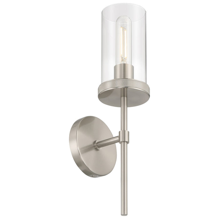 Access - 62308-BS/CLR - One Light Wall Sconce - Lily - Brushed Steel
