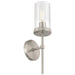 Access - 62308-BS/CLR - One Light Wall Sconce - Lily - Brushed Steel