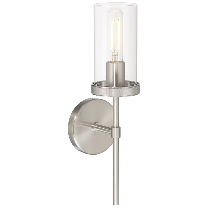 Access - 62308-BS/CLR - One Light Wall Sconce - Lily - Brushed Steel