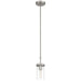 Access - 62309-BS/CLR - One Light Pendant - Lily - Brushed Steel